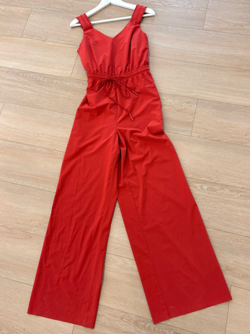 Athleta Wide-Leg Drawstring Jumpsuit